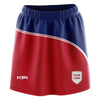 Custom Skirt/Skort Red, White & Blue Swirl